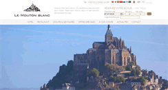 Desktop Screenshot of lemoutonblanc.fr