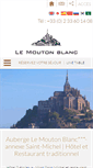 Mobile Screenshot of lemoutonblanc.fr